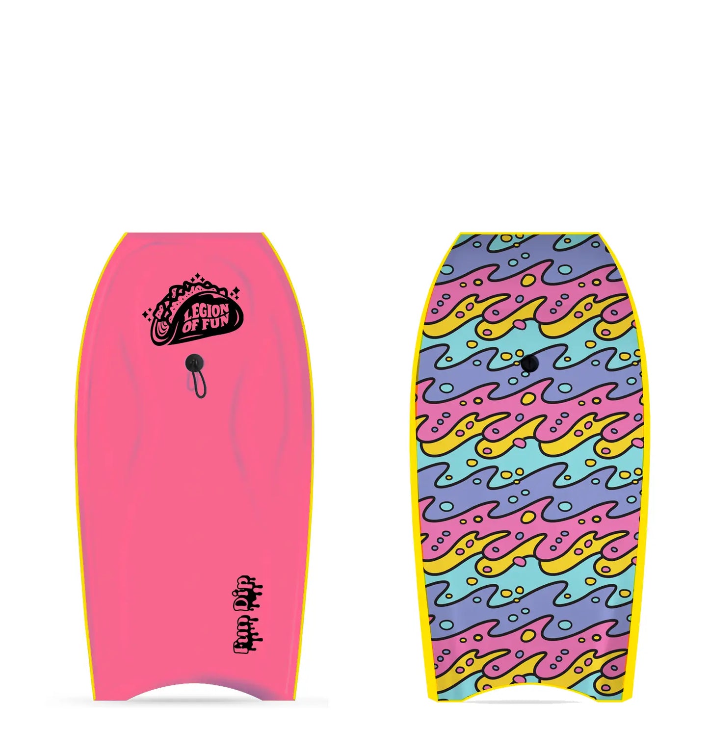 Legion of Fun - Fun Dip Foam Bodyboard Boogie Board in Bubble Gum and Drip