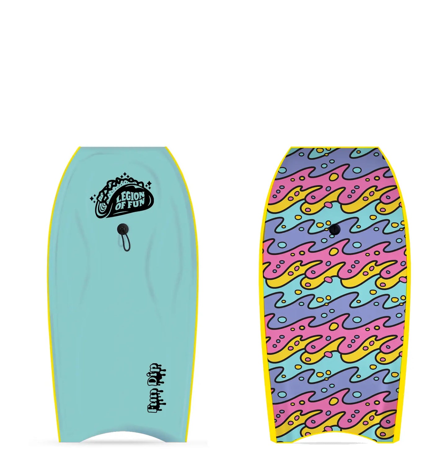 Legion of Fun - Fun Dip Foam Bodyboard Boogie Board in Ice Mint and Drip