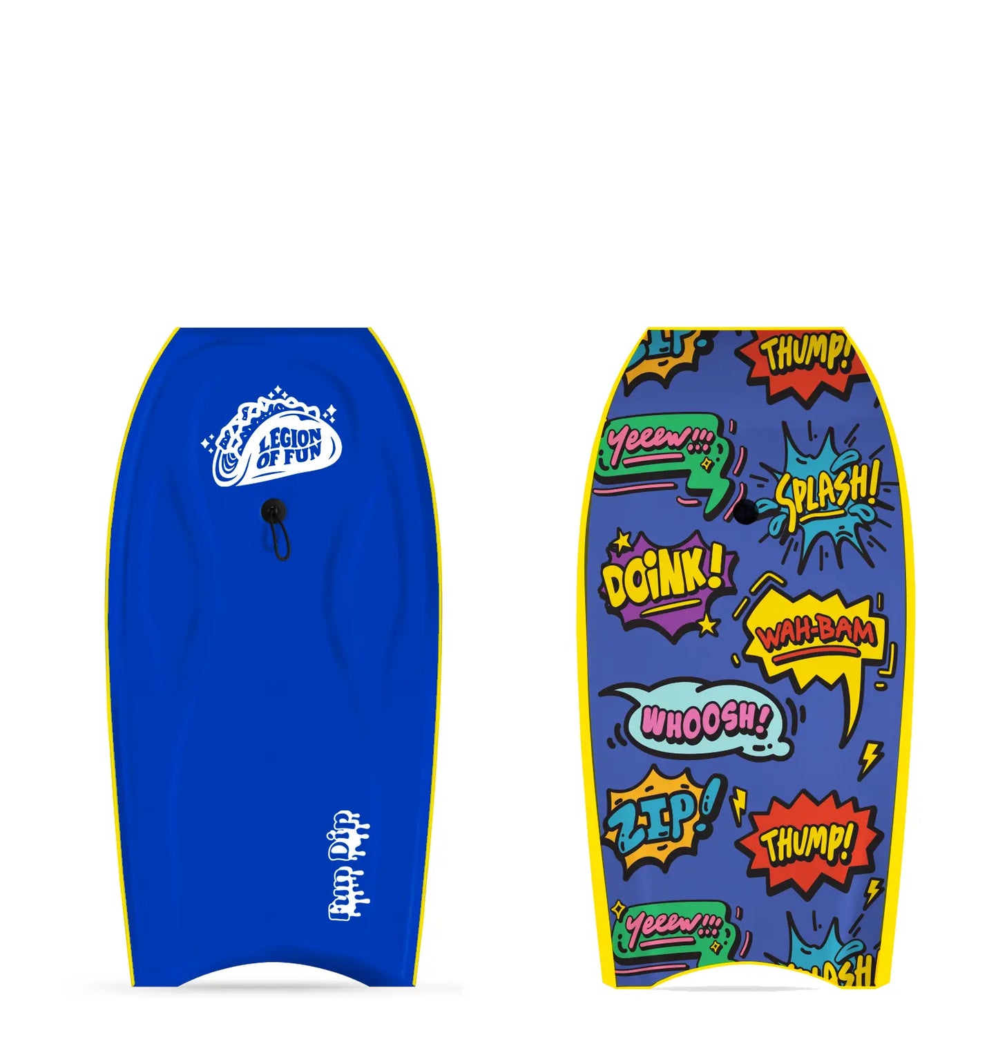 Legion of Fun - Fun Dip Foam Bodyboard Boogie Board in Navy and Doink