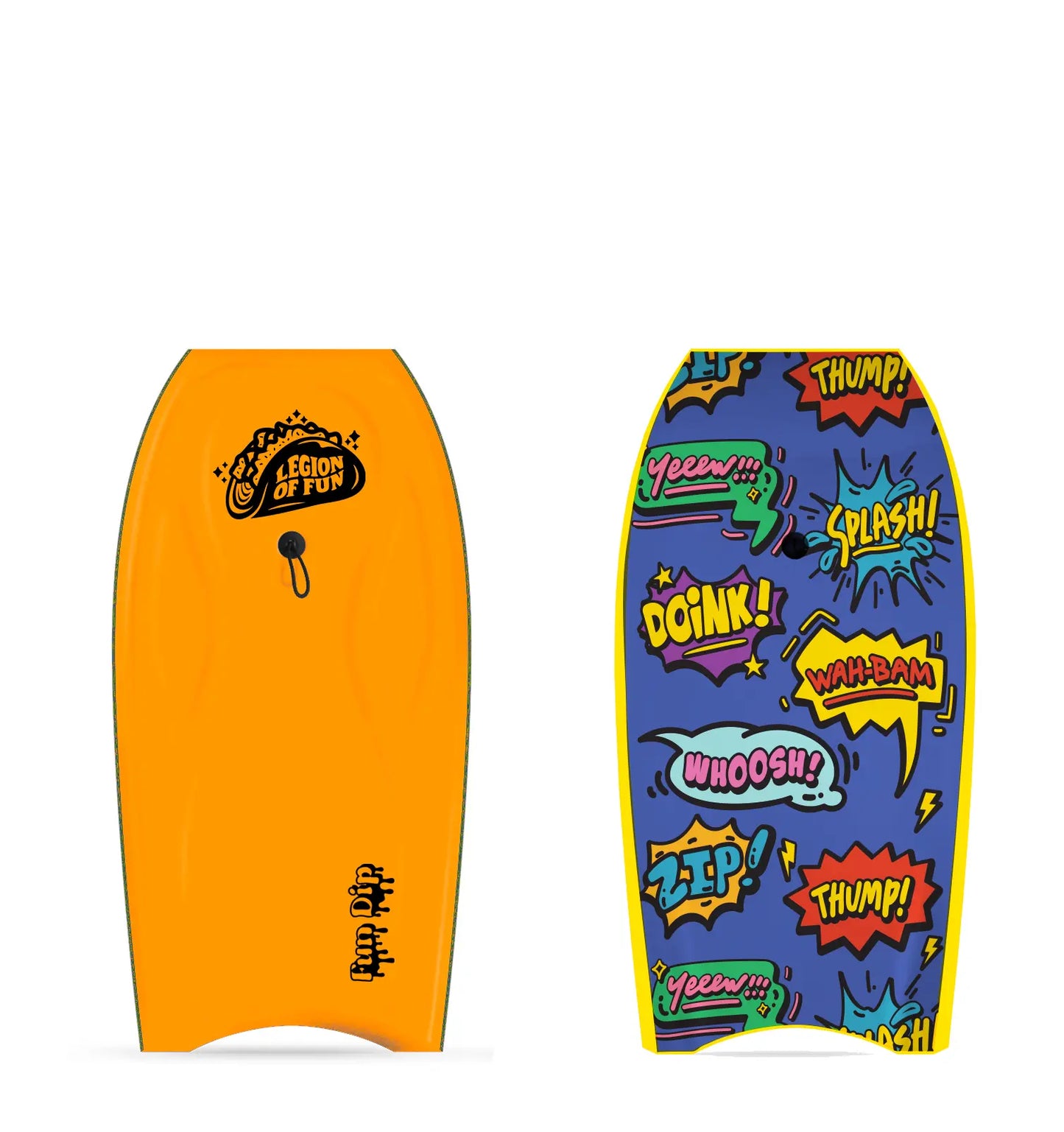 Legion of Fun - Fun Dip Foam Bodyboard Boogie Board in Pilsner and Doink